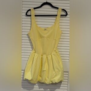 Yellow Mini Dress